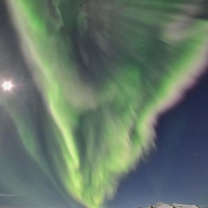 Photographie – Islande – ‘’Papillon auroral’’ entre Höfn et Jökulsárlón