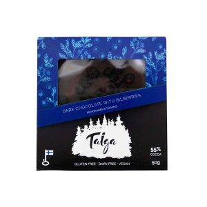 Chocolat noir – Myrtilles sauvages – Taïgachocolate